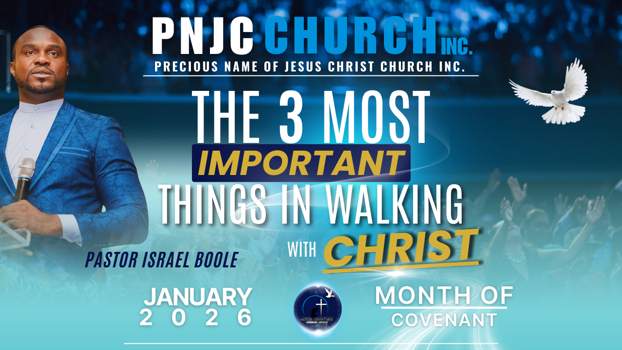Sunday Jesus Service - The 3 Most Important Things In Walking With Christ. Part 1 - 01.04.26