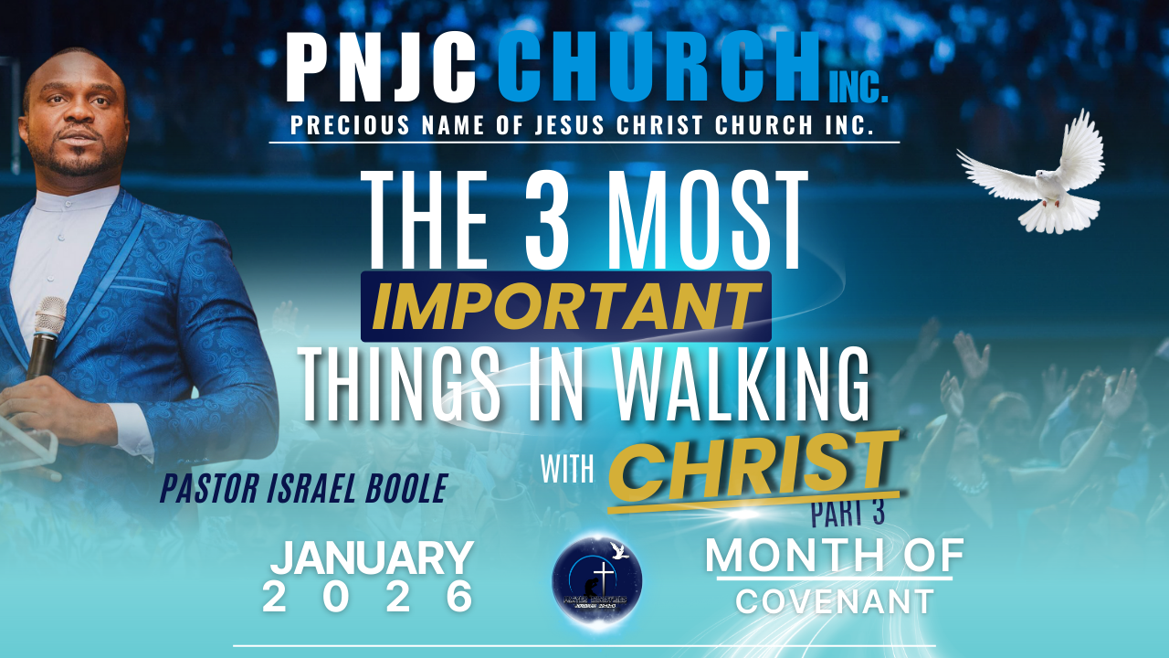 Sunday Jesus Service - The 3 Most Important Things in Walking with Christ Part 3 - 01.18.26